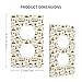 Duplex Receptacle Outlet Covers, 1-Gang Standard Size Wall Plates, Camping Car Tools Print Outlet Covers Wall Plate, Electrical Outlet Cover Decorative