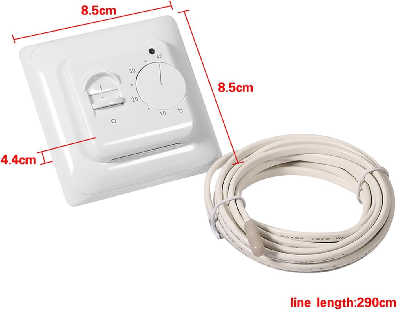 Floor Heating Thermostat,230V Room Mechanical Manual Heating Thermostat Air Condition Temperature Control Switch,Safety,Energy Saving and Comfort