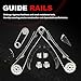 Engine Timing Chain Kit Fit for Kia 2006-2013 Sorento Sedona Amanti Borrego for 2006-2012 Genesis/Veracruz Azera Sonata Entourage 3.3L 3.5L 3.8L w/Tensioner, Guide Rail, Sprocket Car Part Sets
