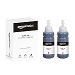amazon basics T664 Refill Ink Bottle (Dual Pack) | Compatible with Epson L130/L360/L380/L361/L565/L210/L220/L310/L350/L355/L365/L385/L405/L455/L485 | Leak-Proof (70ml, Magenta)