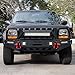 BESTZHEYU Front and Rear Bumper Compatible with 1989 1990 1991 1992 1993 1994 1995 1996 1997 1998 1999 2000 2001 Cherokee XJ Black Steel Offroad Bumpers