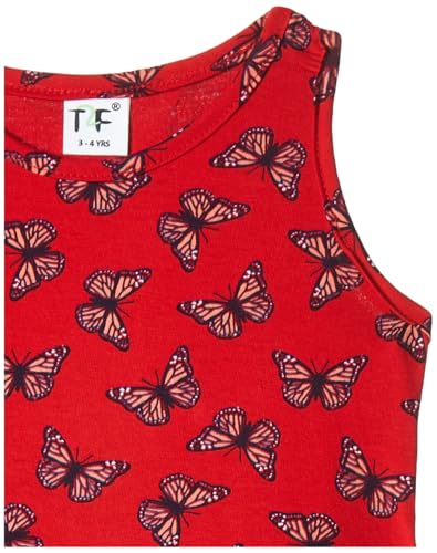 Image of T2F Girls Cotton Knee-Length Casual Dress(Pack of 3)