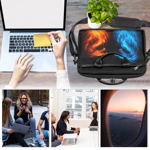 Bolsa para laptop 15 pulgadas con correa ajustable miniatura 6