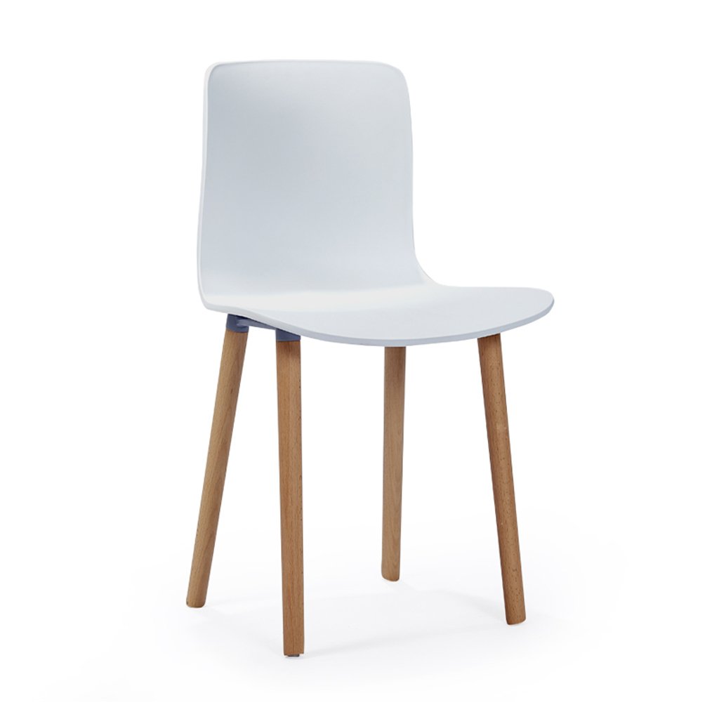 Amazon Co Jp Pll ノルディックシンプルチェアレジャーバックレストチェアホームファッションアダルトプラスチック製の椅子 Color White ホーム キッチン