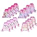 16 Pezzi Borsa per Feste con Coulisse , Borsa per Caramelle per Bambini, Borsa per Regali di Unicorno, Borsa per Fitness in Tessuto Non Tessuto, Zaino con coulisse Unicorno per Feste, Compleanni