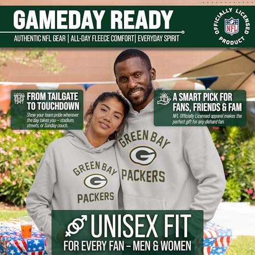 Image of Team Fan Apparel NFL Gameday Hoodie Pullover Sweatshirt for Men and Women | Officially licensed NFL Gameday fleece pullover - kangaroo pocket, ribbed cuffs, drawstring hood, unisex fit