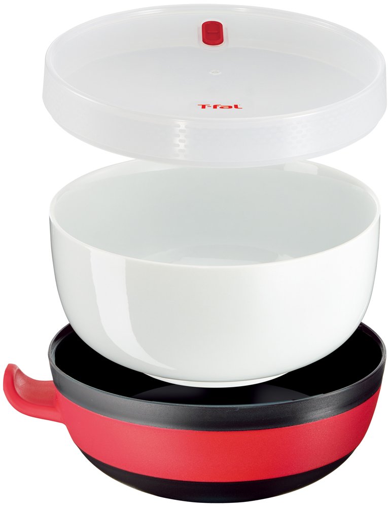 T-fal - 先進調理器具　T-faL 電子レンジ対応調理器具クイックボウル　【レッドカラー】 Amazon｜ティファール 電子レンジ調理器具 クイックボウル