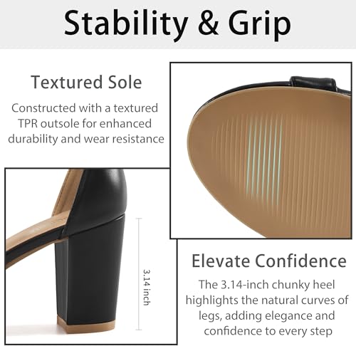 Image of Reimferce Womens Comfortable Heels for Wedding: No Blisters & Sore Feet by 40% Better Shock Absorption During Wedding - 8-Hour Keeping Pain-Free for Brides & Bridesmaids