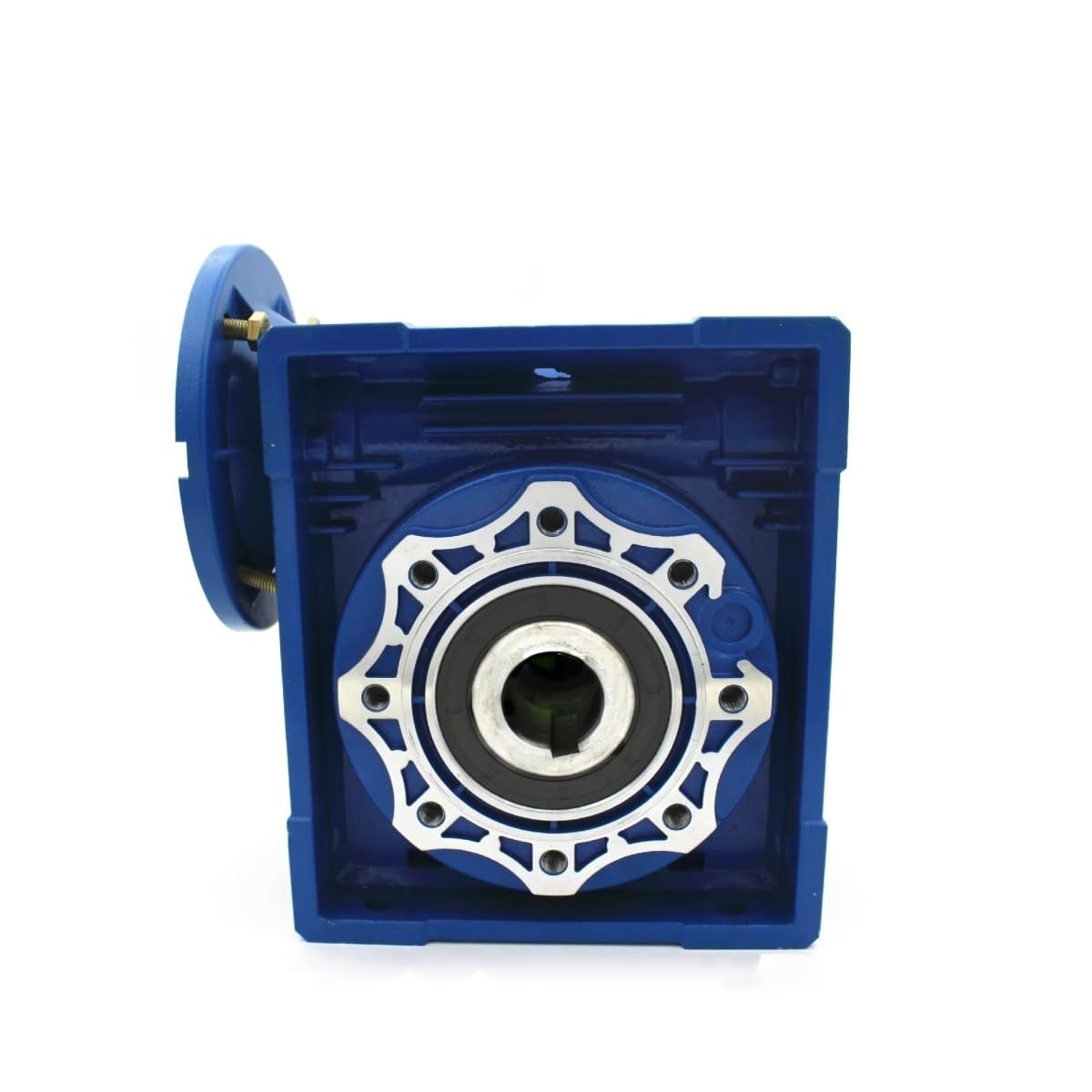 Riduttore Motore Flangia rotonda NMRV090 Riduttore a vite senza fine Flangia di ingresso Diametro esterno 200 mm 7,87" Rabbetto 130 mm 5,12" Foro di ingresso 90B5 24 mm 0,94" Macchina di Riduzione(Rat
