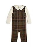 Baby Boys' Plaid Overall & Interlock Bodysuit Set by Ralph Lauren