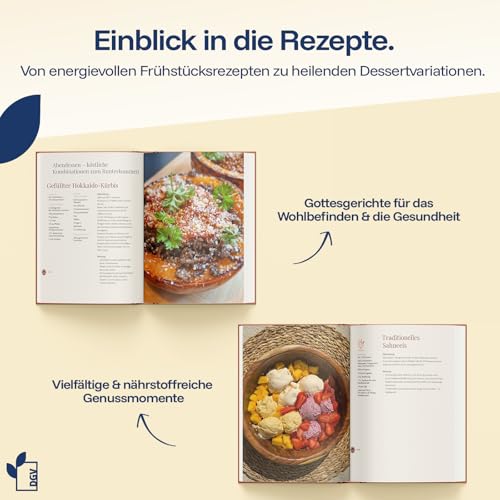 Das originale Gottesnahrung Kochbuch - Buch mit 60+ Rezepten für Heilung, Energie & Gesundheit - Fabian Kowallik & Gamze Kılıçarslan - Praxisbuch Ernährungslügen