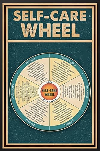 self care wheel template