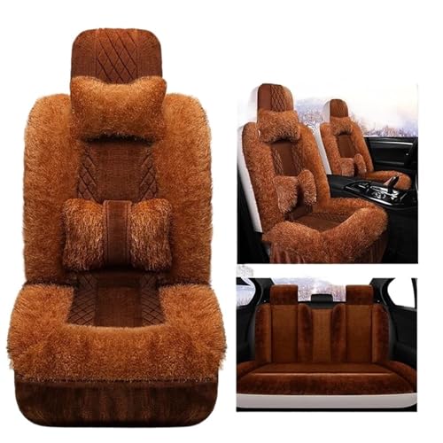 Housses siège auto Opel Grandland X coussin de siège de voiture en peluche hiver gris
