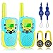 FunsLane Walkie Talkies para niños con Correa de brújula, Juguetes navideños de 3 km de Largo Alcance, 8 Canales para Exteriores, niños de 3 a 12 años, niñas, niños, (2 Piezas)