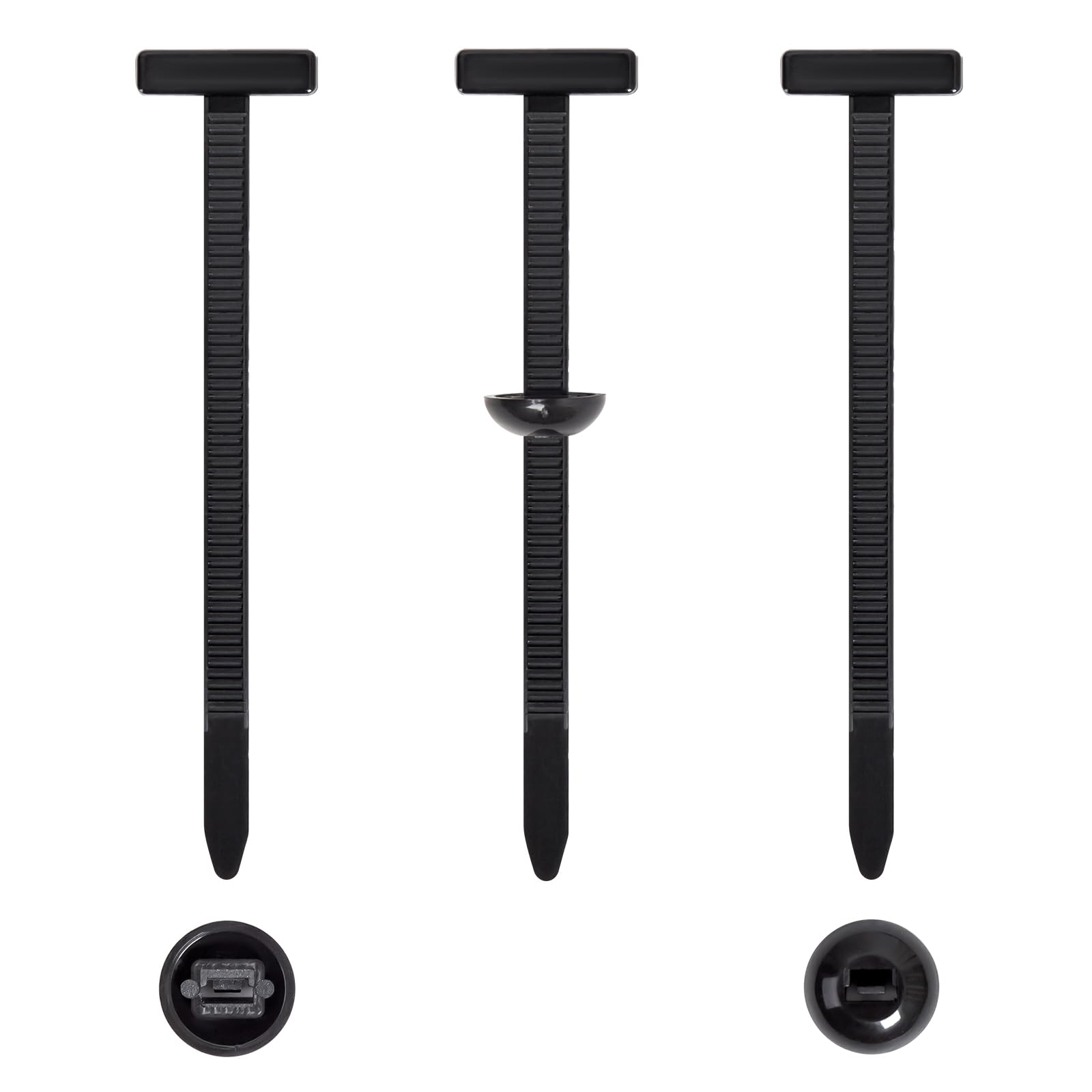 35Pcs Nylon Universal Cable Tie Buckle for Car Plastic Auto Zip Tie Clips - Fasteners for Bumpers Fenders
