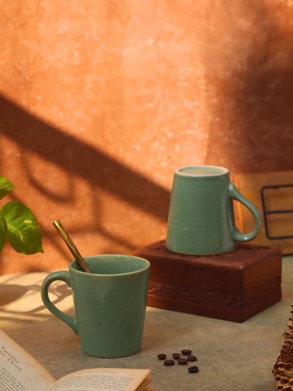 Image of WEAVING HOMES Coffee Mug (WEAVING HOMES Mint Coffee Mug)