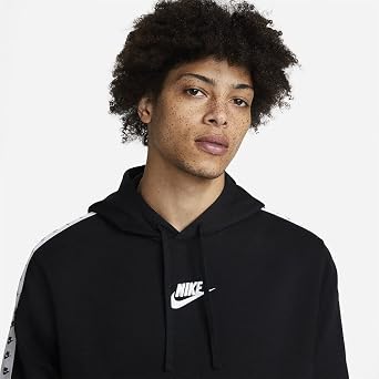 Nike DM6838-010 Men's Tracksuit with Hood Sport Essentials Black