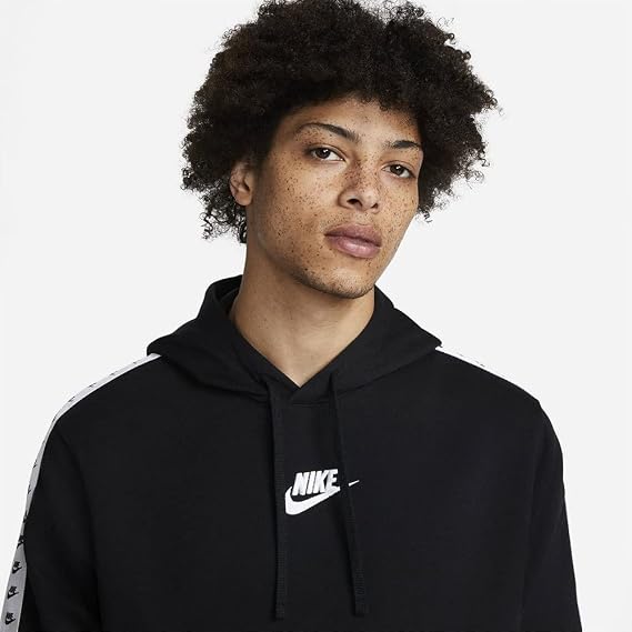 Nike DM6838-010 Men's Tracksuit with Hood Sport Essentials Black