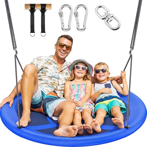 Everyfun 43' Saucer Tree Swing for Kids Adult, 700lbs...