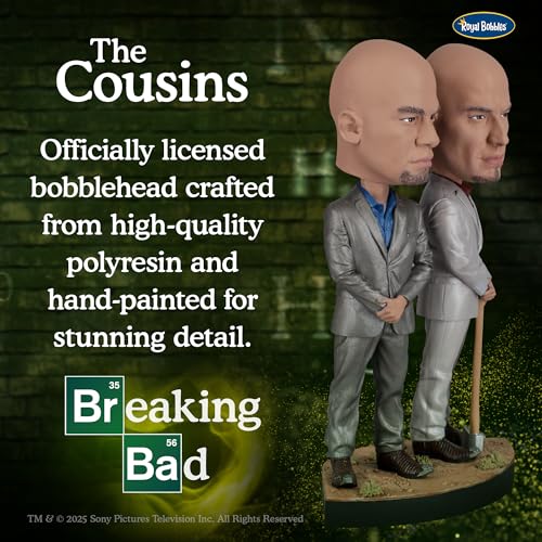Royal Bobbles Breaking Bad The Cousins — Better Call Saul — 8.4” Tall — Collectible Bobblehead Statue by Royal Bobbles - Image 2