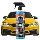 Hyper One Waterless Car Wash and Wax Spray - All-in-One High Gloss Detailing for Car Interior &amp; Exterior - Long Lasting UV Car Protection - Quick Multisurface Detailer for Cars, RVs, and Motorcycles