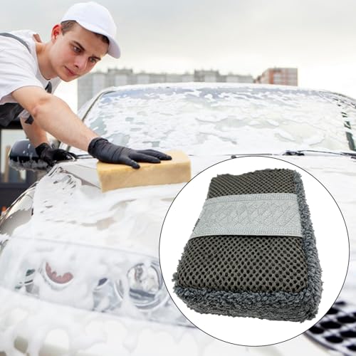 Toallas de microfibra para autos, forro polar coral superabsorbentes, paños de microfibra para el cuidado exterior del coche, para automóviles, camiones, caravanas, SUV, barcos, hogar, taller, pintura - imagen 2
