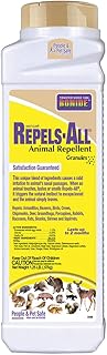 Bonide Repels-All Animal Repellent Granules, 1.25 lbs Ready-to-Use, Deter Pests from Lawn & Garden