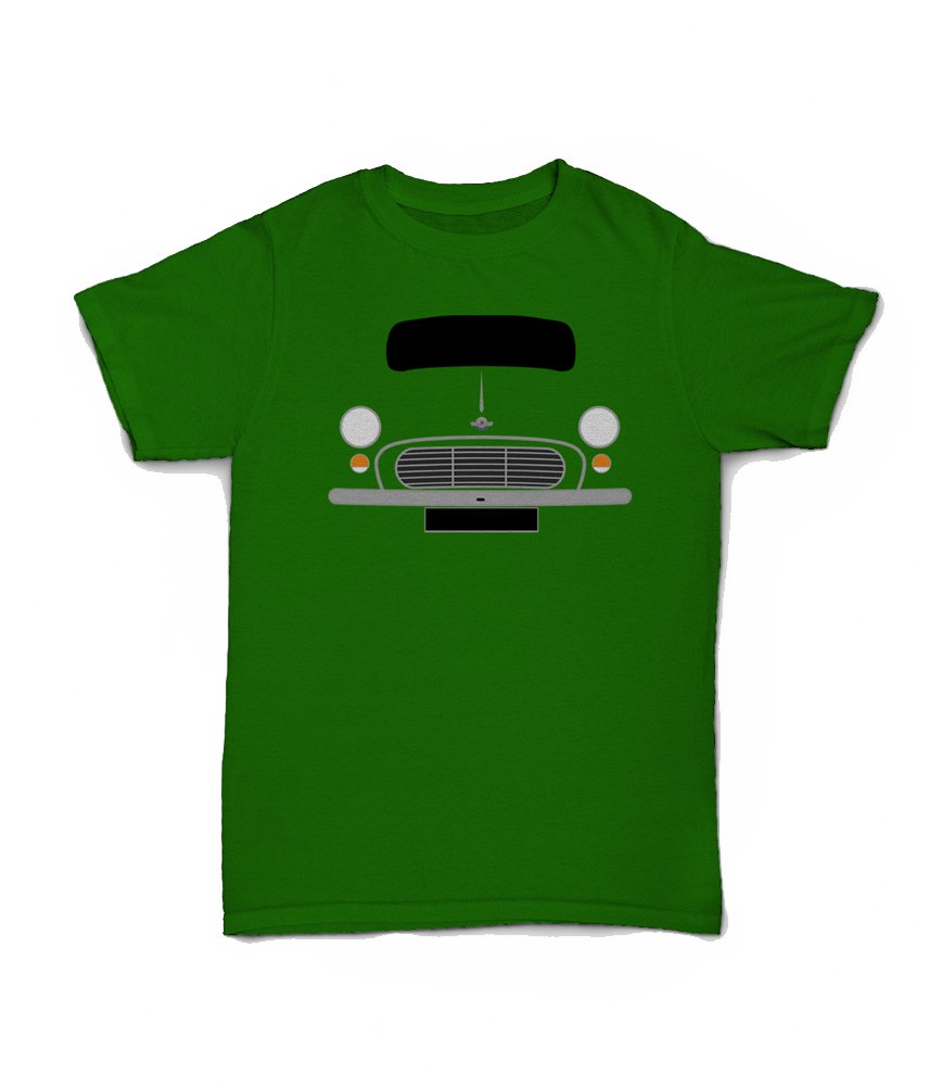 Retro Motor Company Men's White Morris Minor Customisable T-Shirt