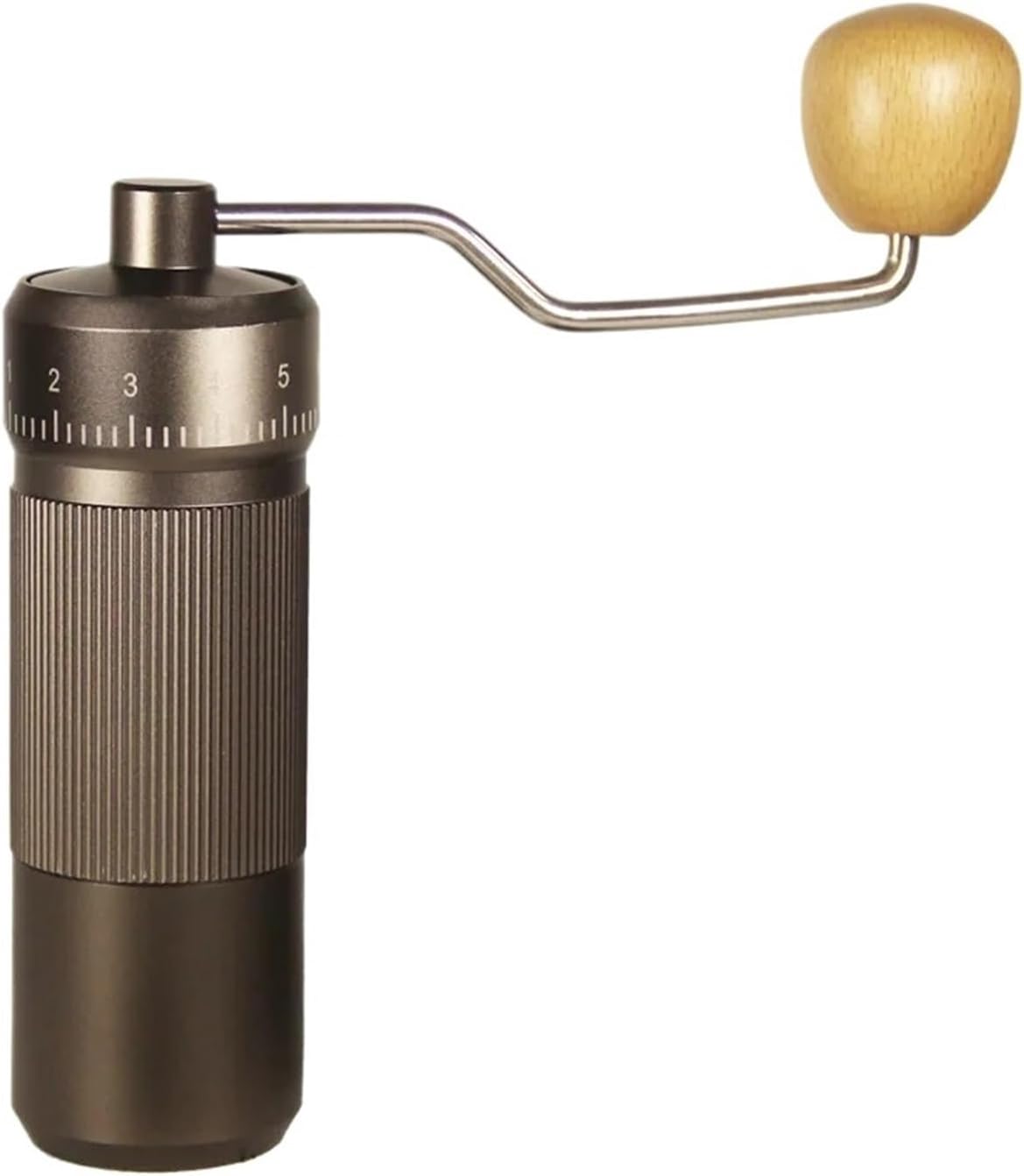 Portable Hand Crank Coffee Grinder for Travel Camping Home Use – Manual Coffee Bean Mill Machine with Conical Burr(A)