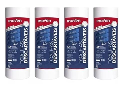 Toalha Descartável Multiuso Pet 45x80 Rolo com 100 unidades 70g/m² Resistente