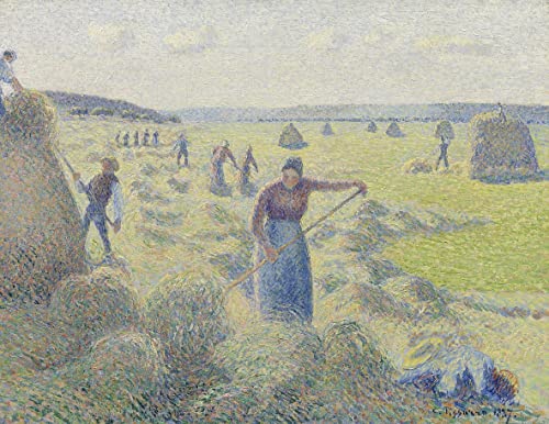 Cuadros de lienzo artísticos de Camille Pissarro: decoración ideal para salón 60x90cm
