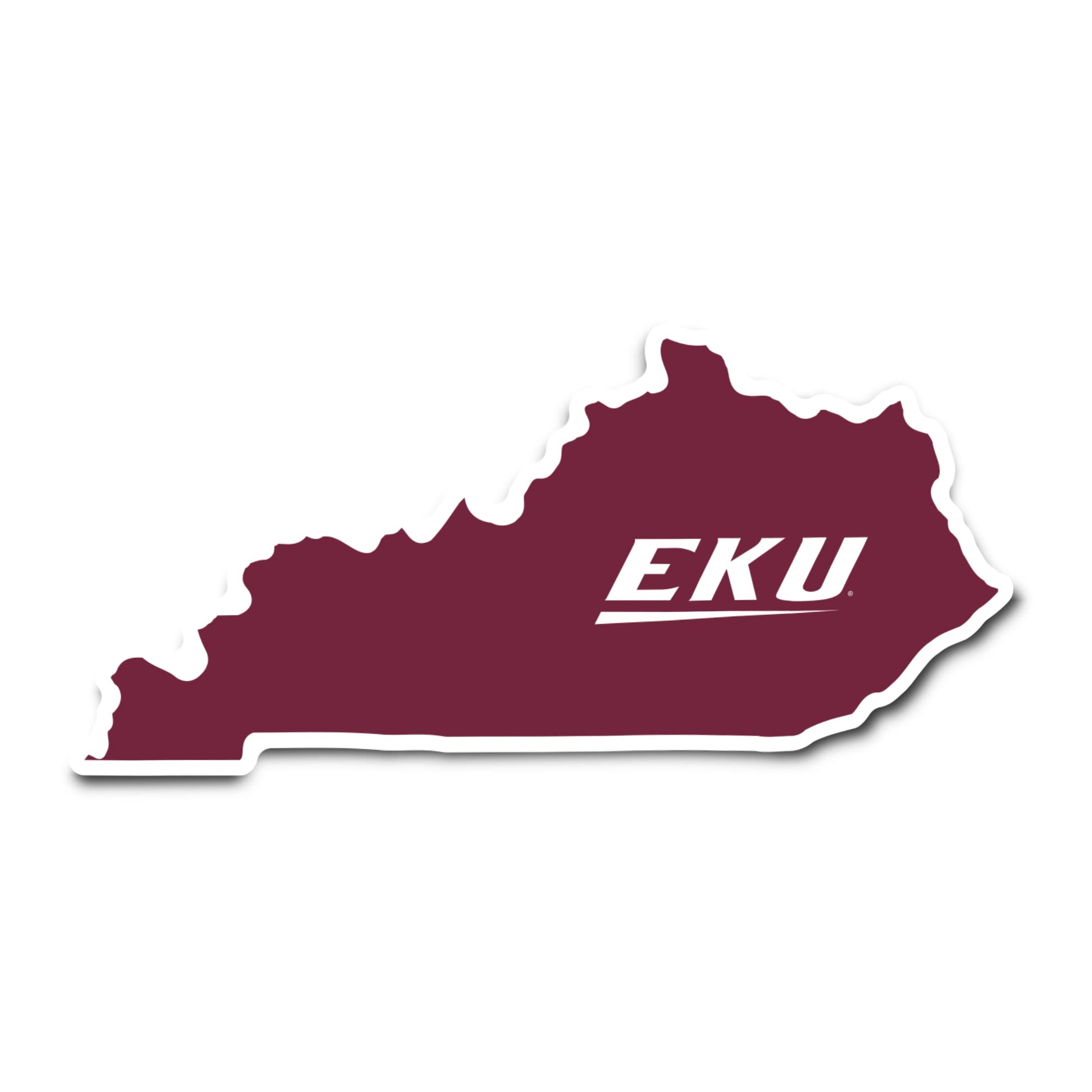 Autocollant Eastern Kentucky University imperméable anti-rayures pour PC