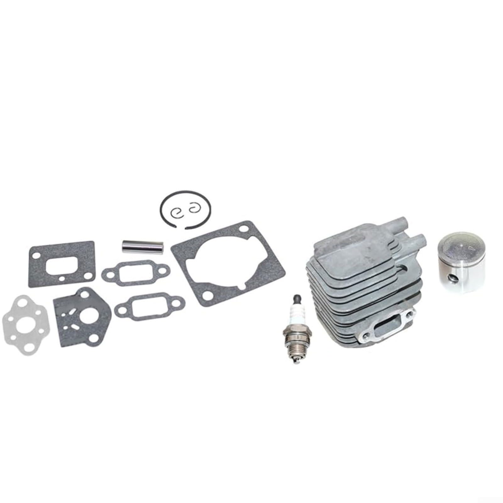 Zylinder und Kolben-Set für Echo Srm-220Es, Srm-222Es, Srm-235, Srm-235Es, Srm-236, Srm-236Es, C226S, F226S, T226S, inkl. Funkenstopper und Dichtungen für Garten