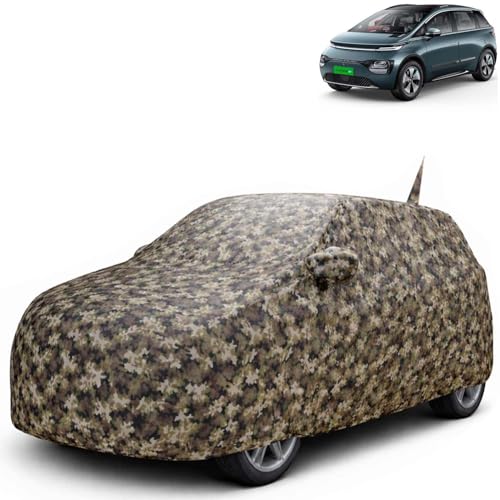 Image of KINGSWAY JungleTech 100% Waterproof Car Cover Only with Morris Garages (MG) Windsor EV (Year 2024 Onwards) | Mirror and Antenna Pockets | Scratchproof | All Weather Car Body Cover