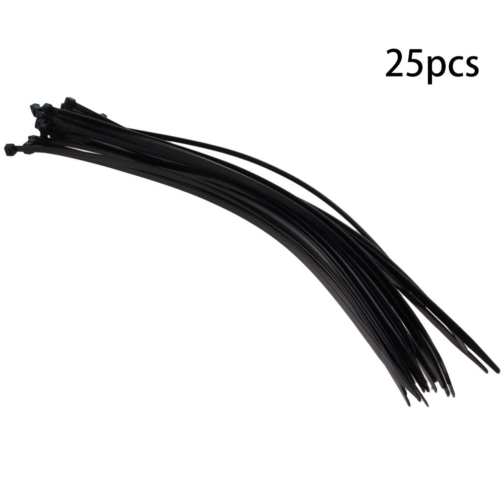 Amazon.com: MroMax Cable Zip Ties 15.7 Inch x 0.2 Inch(L x W) UV