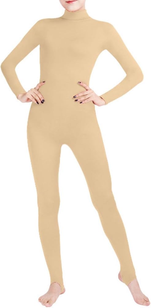 LEEMQCYA Volwassen Spandex Bodysuit Unitard Kostuum Zentai Pak Mannen Vrouwen Fancy Dress Dancewear Zonder Capuchon Voeten Handen, Donkergroen, 2XL/185-195cm