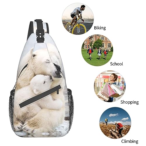 Sac à bandoulière ours polaire le cadeau idéal en taille unique