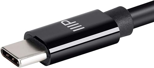 Miniatura 4 de Monoprice Cable USB 2.0 tipo C a tipo C para carga y sincronización - 6 pies - Negro, chaqueta TPE, hasta 3A60W, hasta 480 Mbps - Serie Select