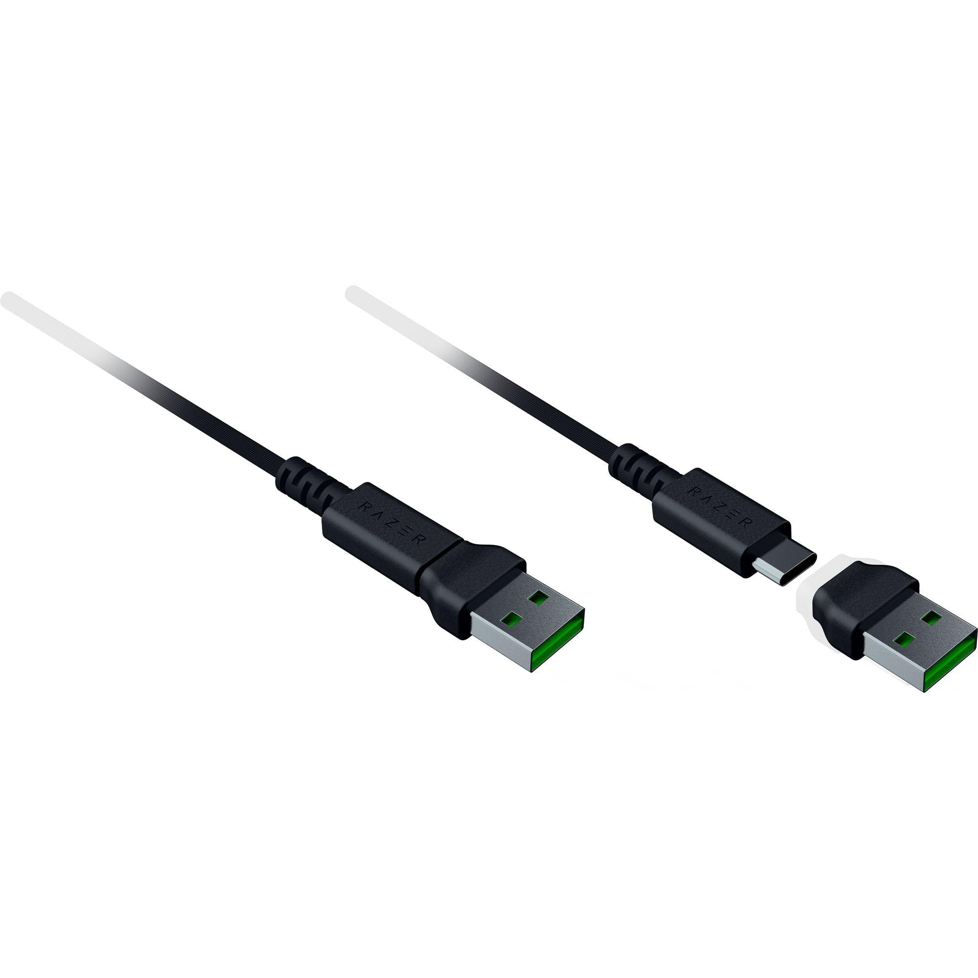 Razer HyperFlux V2 - Tappetino per mouse con ricarica wireless per mouse da gioco - tappetino per mouse da gioco e disco di ricarica (indicatore di ricarica a LED, piedini in gomma antiscivolo) Nero