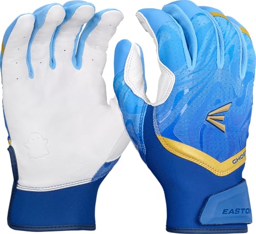 Easton Ghost Ethos Fastpitch Softball Batting Gloves | Out of the Blue - Navy/Royal | X-Large