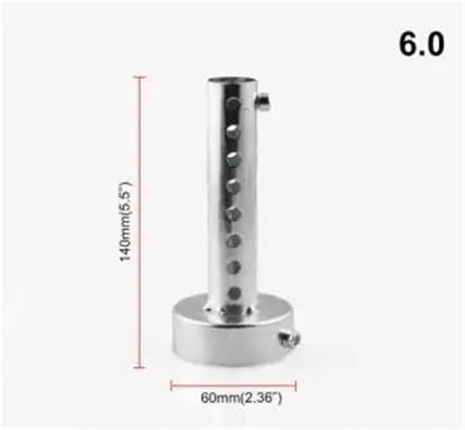 końcówka wydechu 86/140mm tłumik wydechowy motocykla tłumika DB Killer pasuje do YAMAHA FZ-09 MT-09 SR FZ6 układ wydechowy samochodowy(B-140x60mm)