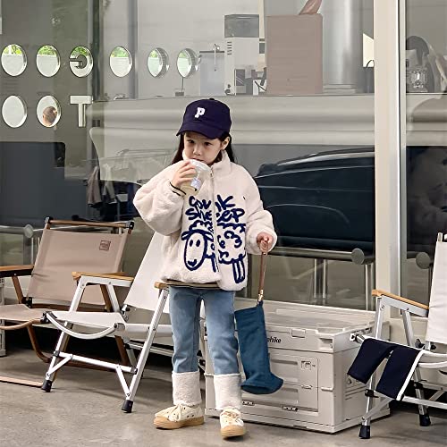 Children 2-7 years old girls wool coat winter sweater casual coat2