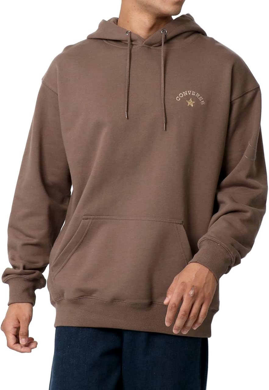 コンバース パーカー メンズ ワンポイント 刺繍 裏毛 綿100 ロゴ