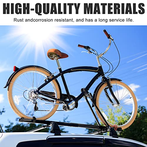 Bike Fork Mount Versatile Bike Block: Aluminum Alloy Bicycle Front Fork with Adapters, Screws and Straps, Quick Release Fork, Universal Bike Block Fork Mount for Truck, Trailer, Bikes Racks