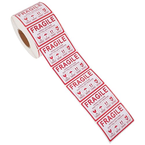 HOODANCOS Self-Adhesive Fragile Stickers Point Stickers for Custom Moving Labels Warning Decals for Shipping Supplies