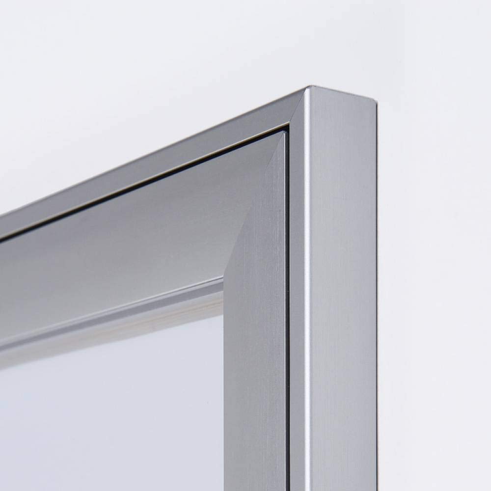 Tablero de anuncios de borrado en seco con cerradura (estándar, 12 x A4)