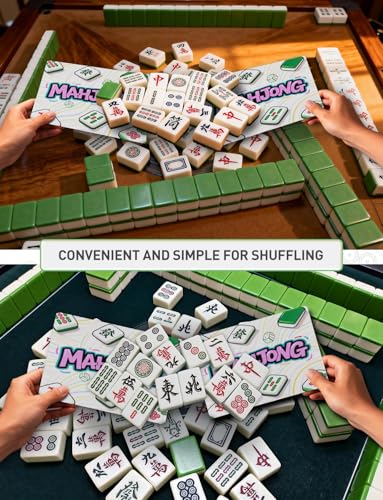2026 Mahjong Card Sleeve Holder, 4 Pack Fit Large Print miniatura 7