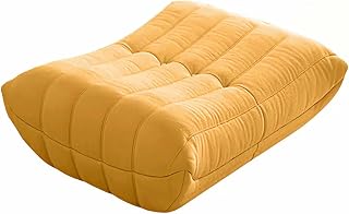 Fireplace Chair, Full Sponge Compression, Soft Suede Lounge Chair, Corner Sofas for Living Room, Lazy Floor, Sofa, Bean Bag Sofa for Living Room Bedroom Khaki, Pedal