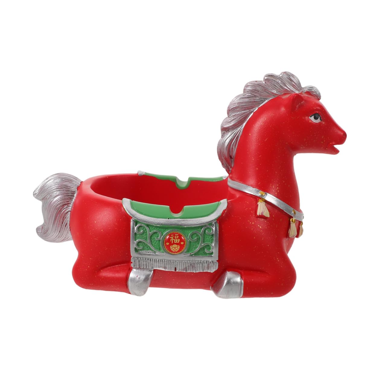 Cendrier céramique cheval du zodiaque Abaodam pour cigarettes et décoration de maison