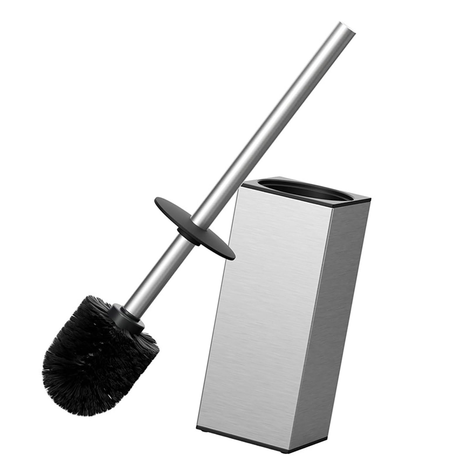 Freestanding Toilet Brush and Holder Bathroom Toilet Cleaning Brush Stainless Steel Toilets Bowl Brushes Cleaner and Holder